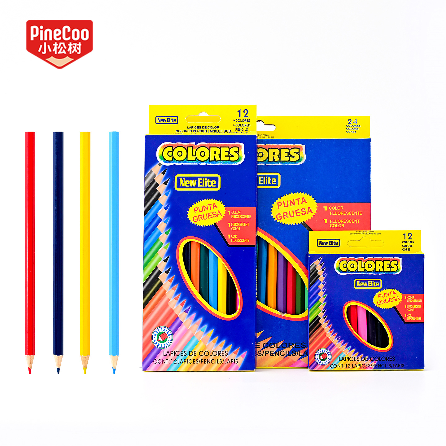 Wholesale of 12-color and 24-color children's stationery, special pencils for students and children's drawing and painting, and color pencil sets