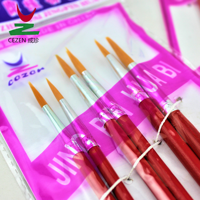 Venta directa de fábrica acrílico óleo set arte gouache acuarela pigmento pluma de composición hilo de nylon pincel pincel Application Scenario