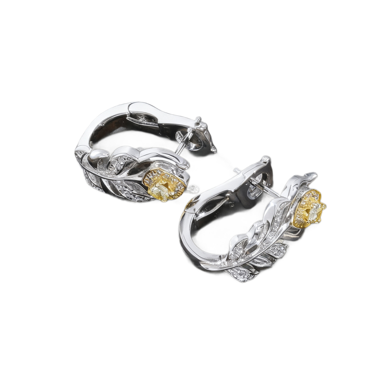 饰品/耳环/耳饰/米珠耳环/耳夹白底实物图