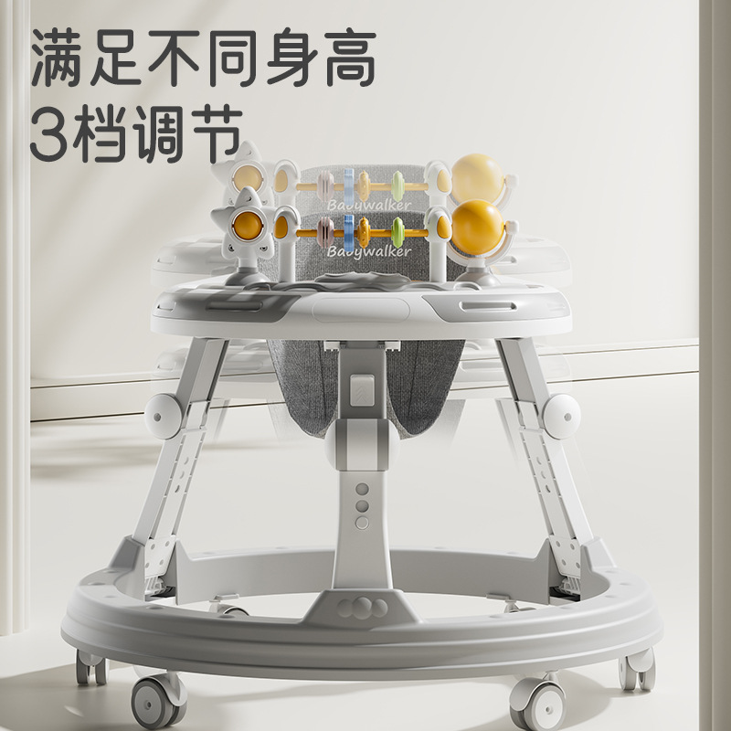 婴幼儿学步车助步车多功能儿童手推可折叠高低调四合一婴儿学步车细节图