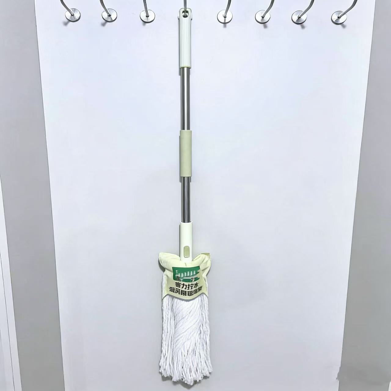 Hand-free, self-wring water mop, rotating cotton head, household imitation mopping cloth, lazy mopping wonder, water-absorbing mop Specification image