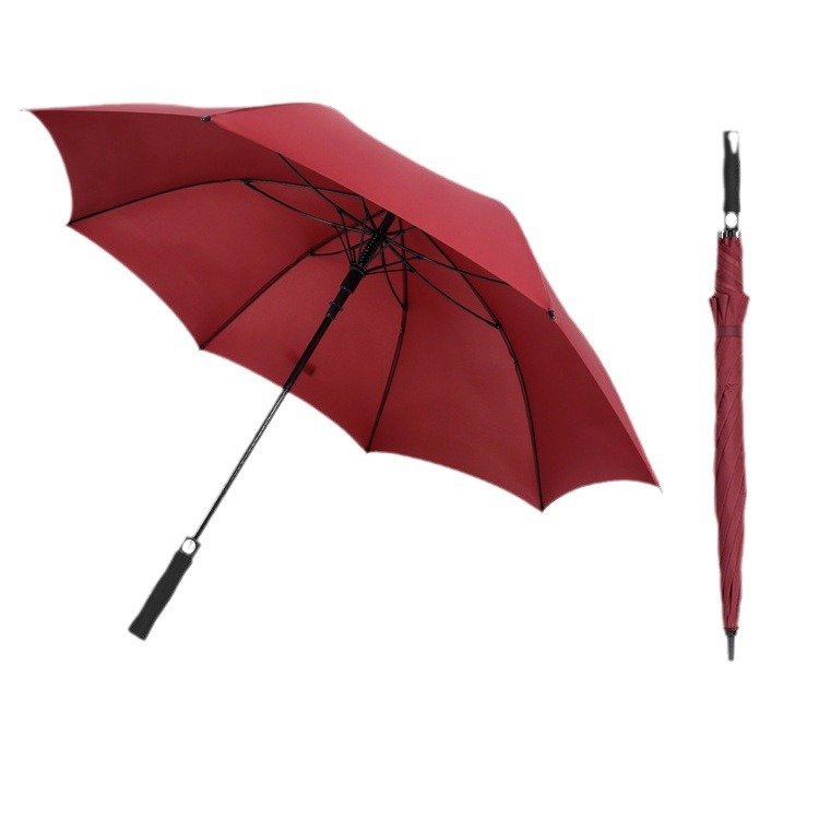 Custom-made super large storm-resistant fully automatic straight-handled golf umbrellas, all-weather and all-weather umbrellas, wholesale of long-handled advertising umbrellas Item Picture