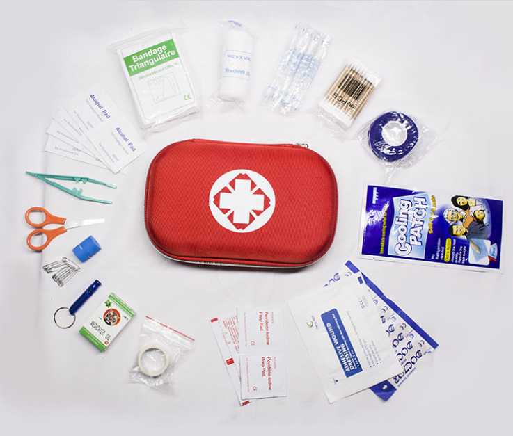 Cross-border first aid kit, home outdoor car set, family medical kit, first aid travel portable earthquake emergency kit full figure