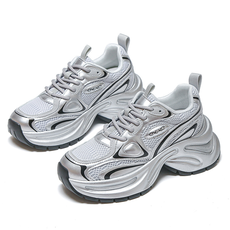 In the autumn and winter of 2025, dad shoes for women are popular thick-soled, versatile, casual, anti-slip, height-increasing, soft-soled, and lightweight sports shoes Item Picture