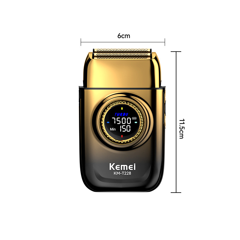 kemei reciprocating shaver, electric household KM-T228 razor, high-power shaving razor, high speed Item Picture