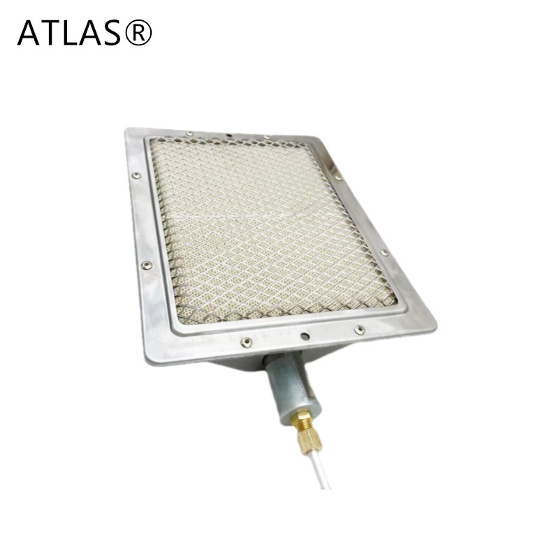 Barbecue stove grate oven heater burner head accessories infrared burner head 220*170mm square burner Item Picture