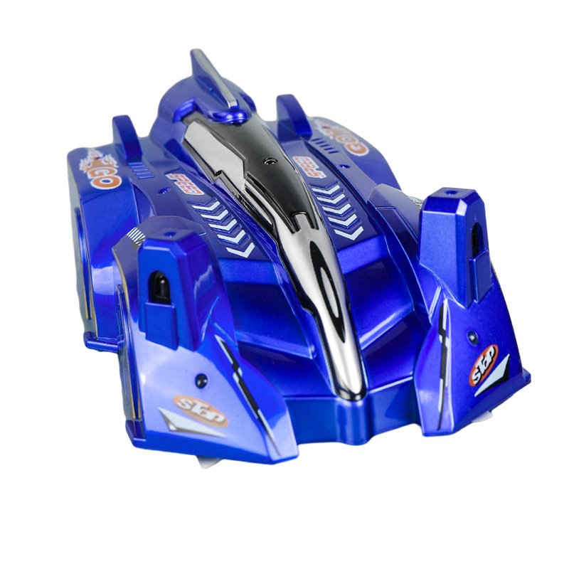 2024新款红外追光爬墙车攀爬漂移跨境抖音同款儿童特技遥控车玩具白底实物图