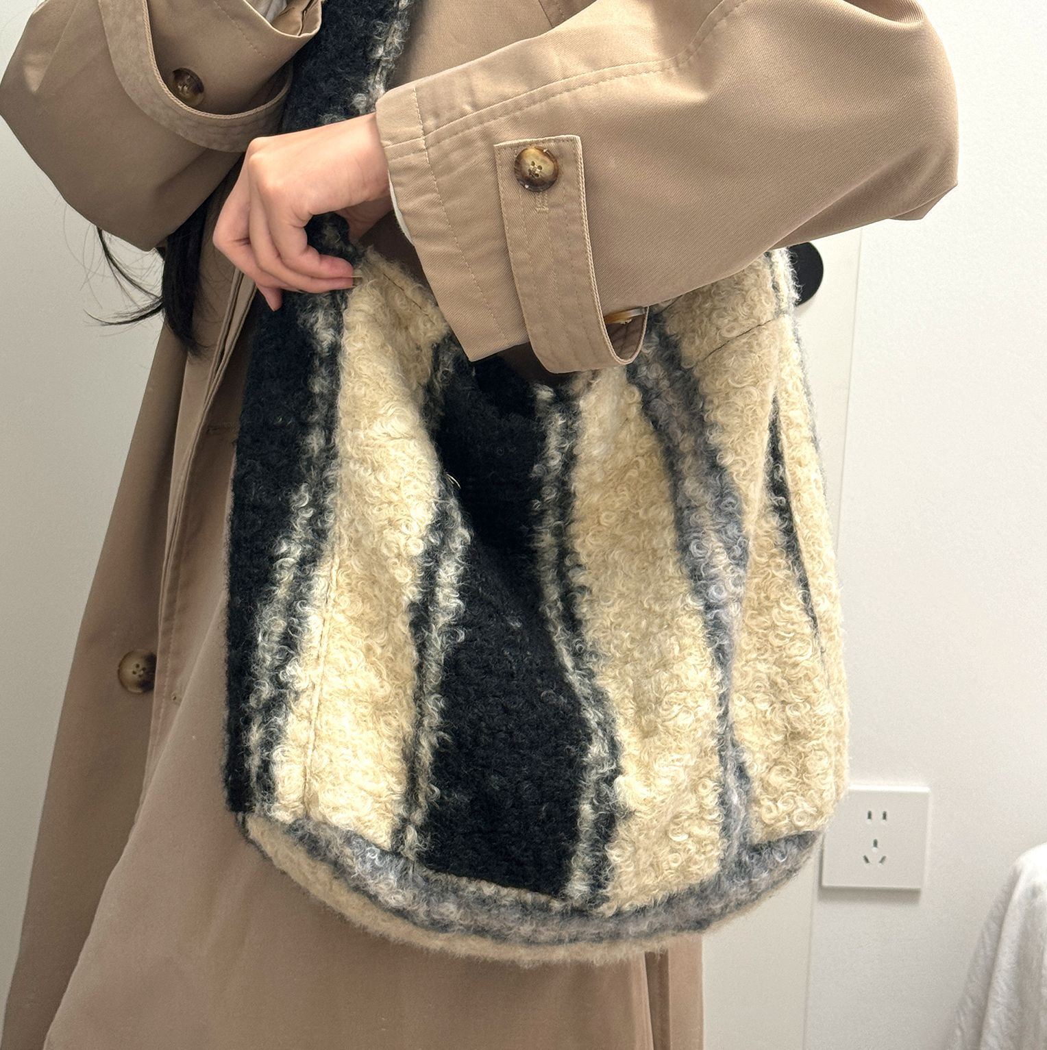 首饰绒布袋/绒布袋绒布/喜糖/束口袋涤纶/银狐绒面料细节图