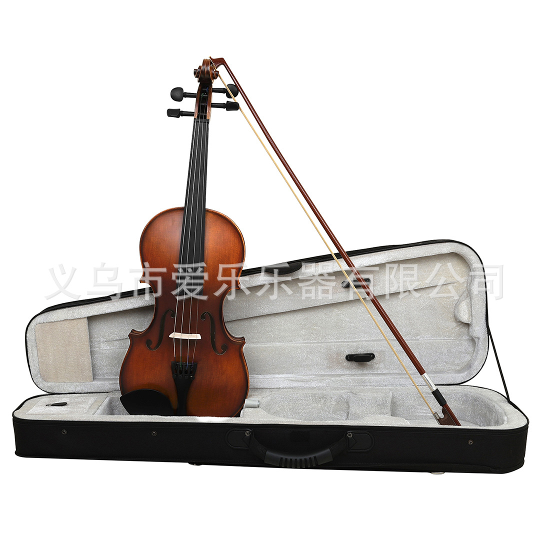 4/4 violin manufacturer, spruce wood Violin. Students, children, beginners, adults play solid wood violins by hand Item Picture