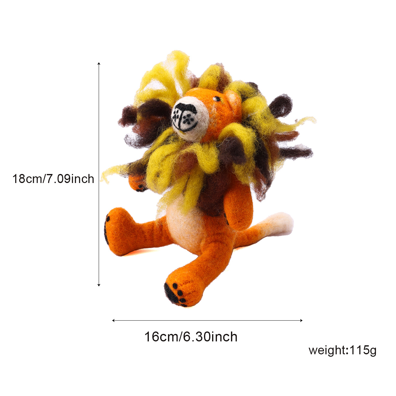 الاسود، الغنم، العرائس، دمى الملك الأسد اليدوية، الحقائب الصغيرة، Item Picture