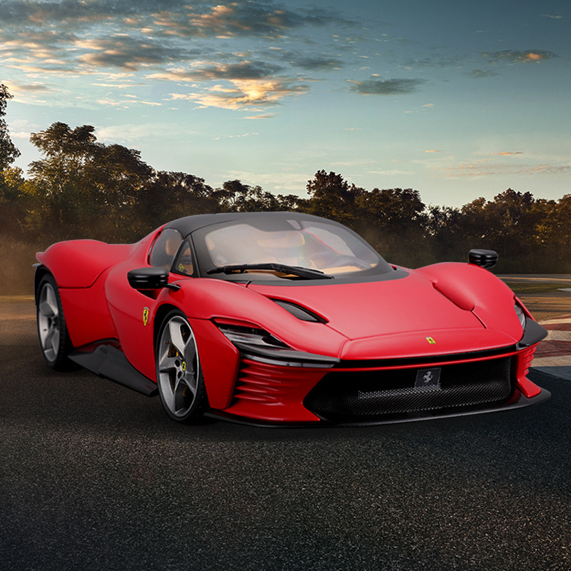 Burago比美高法拉利1:18SP3汽车模型仿真合金车模玩具车精装版摆