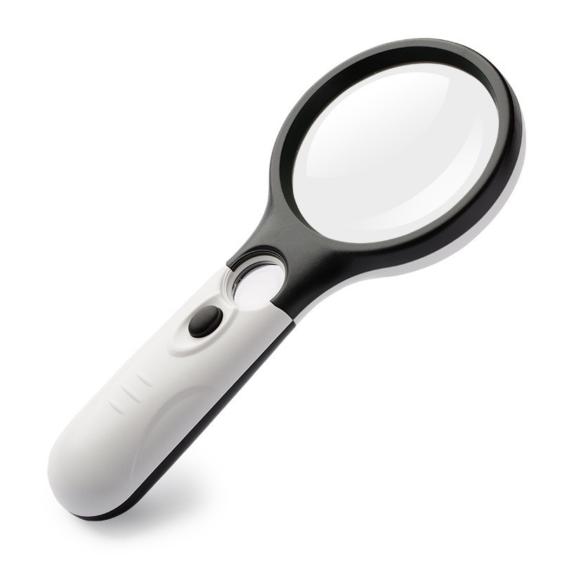 The new best-selling 6902ABLED dual-light magnifying glass, handheld strap master lens, two magnification illumination magnifying glasses