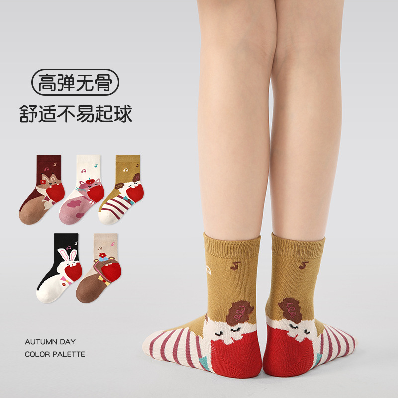 儿童丝袜/儿童连裤袜/袜子儿童/无骨袜男童冬季/舞蹈袜产品图