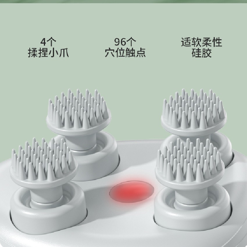 Mini handheld multi-functional head massager, multi-contact stimulation intelligent body kneading massage device, factory direct delivery Application Scenario