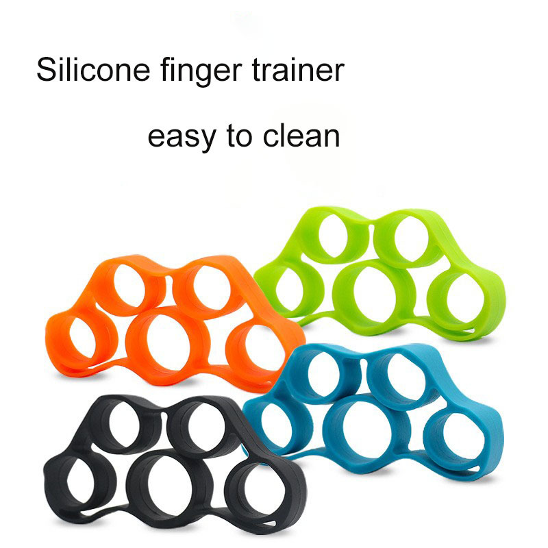 Cross-border silicone finger tension ring, finger trainer, finger exercise device, hand rehabilitation tension device, five-finger trainer