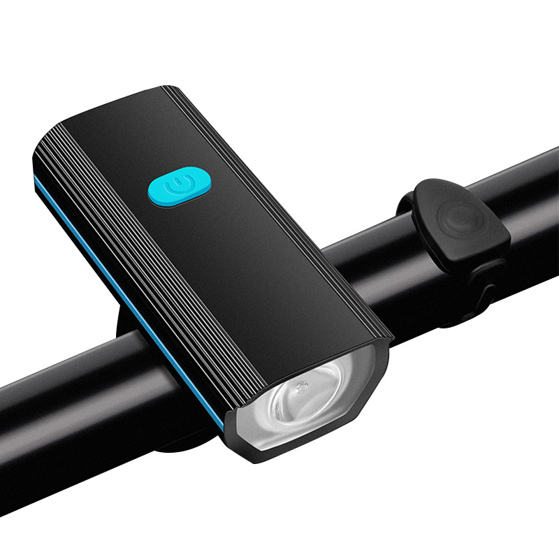 Charging bicycle headlight, mountain bike night riding headlight, strong flashlight, children's balance bike riding USB speaker, high-power LED light, long range Item Picture
