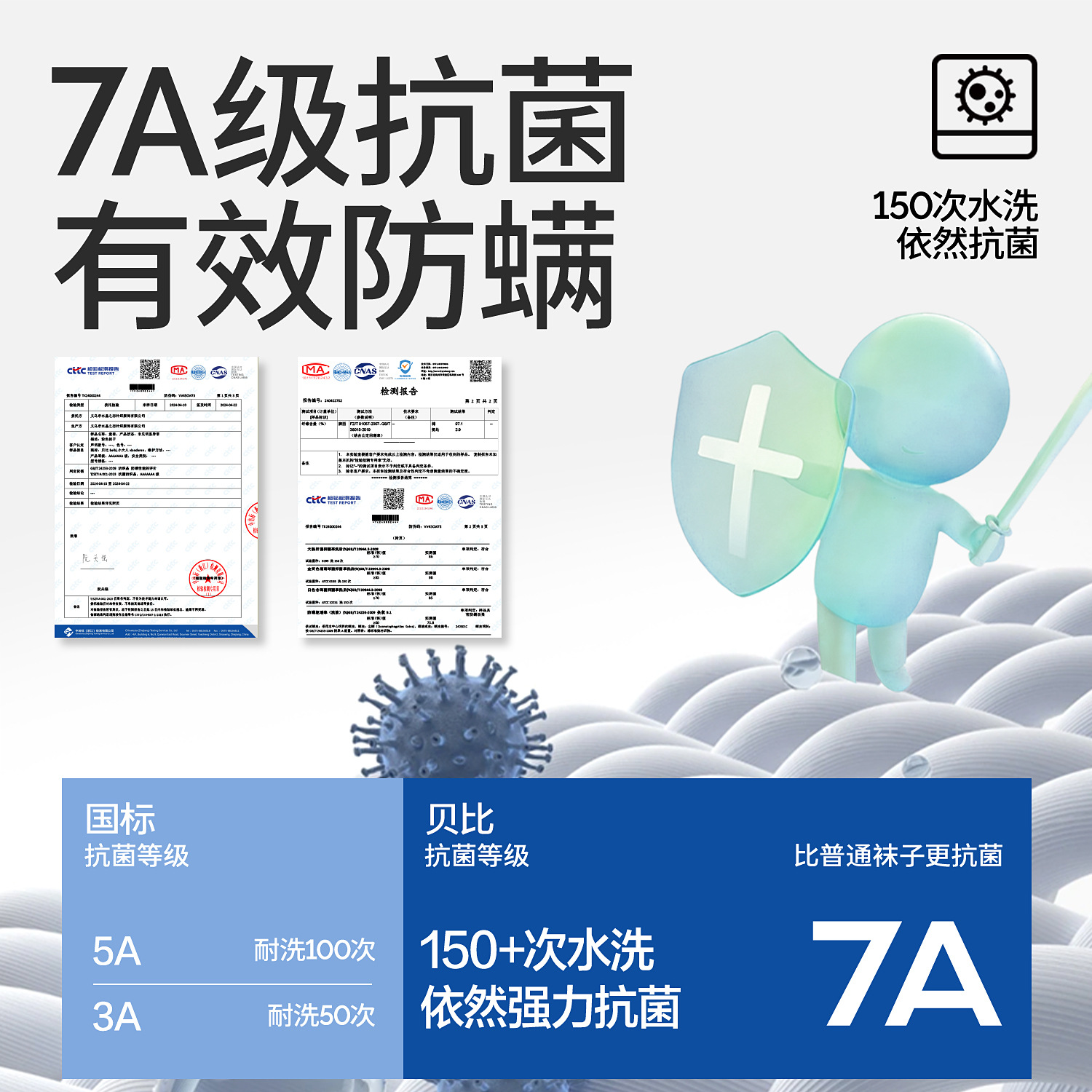 Beibi Baby hoop socks, winter thickened children's long stockings, solid color baby floor socks, baby warm thick socks Item Picture