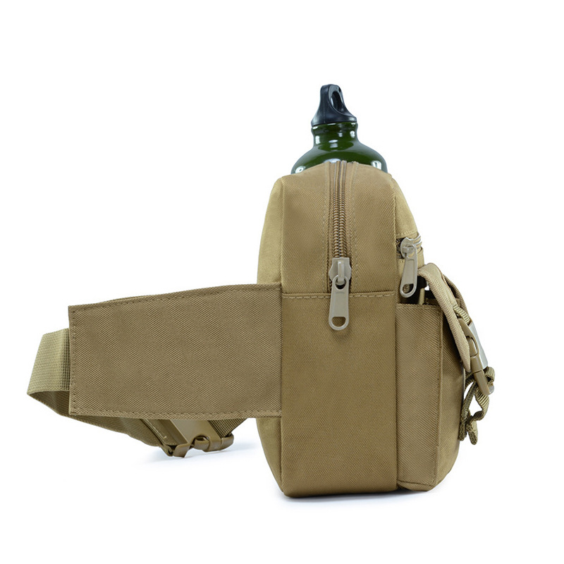 Yitu men's multi-functional mobile phone sports tactical waist bag, outdoor fishing lure bag, work water bottle bag wholesale Specification image