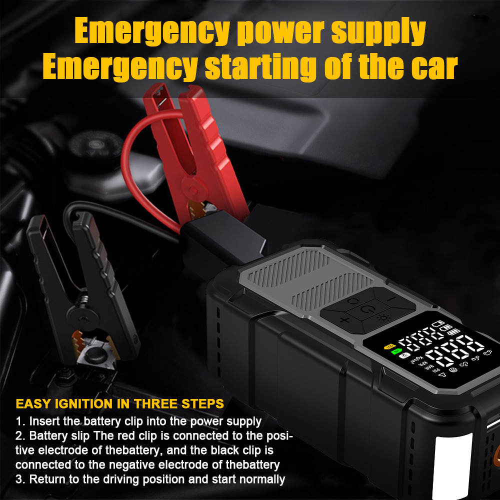 Start the emergency power supply of the integrated inflation machine, portable inflation pump, mini self-propelled electric tire pump, air pump Application Scenario
