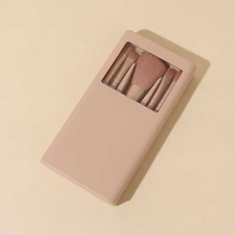 فرشاة مكياج صغيرة، صندوق صندوق محمول مع مرآة، فرشاة للعين مسافر Item Picture