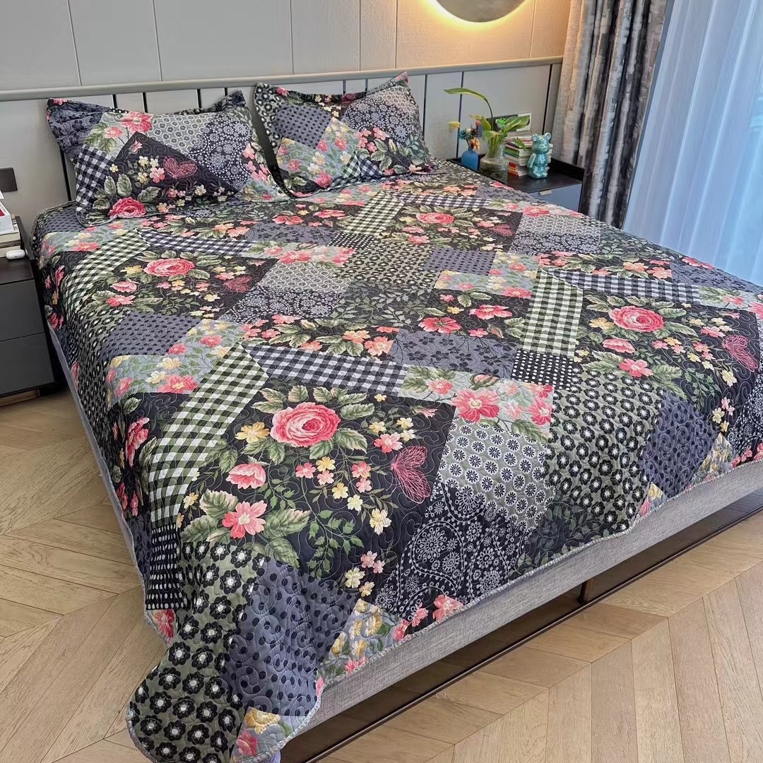 绗缝三件套实物图