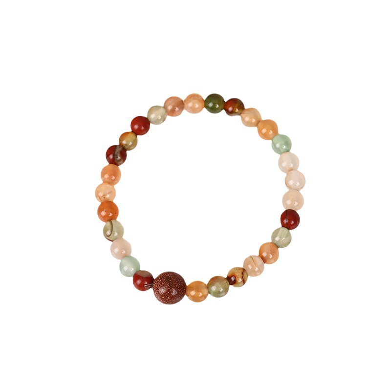 手串/水晶手串/合香珠/水晶能量手串/文玩手串白底实物图