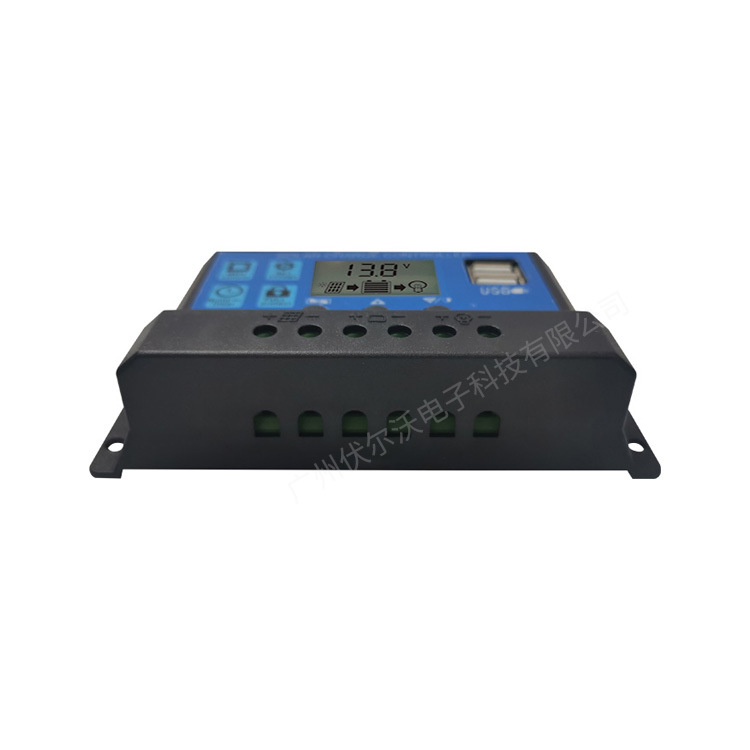 pwm solar controller 10A, 20A, 30A, 12V, 24V, USB charge and discharge photovoltaic street lamp system controller Application Scenario