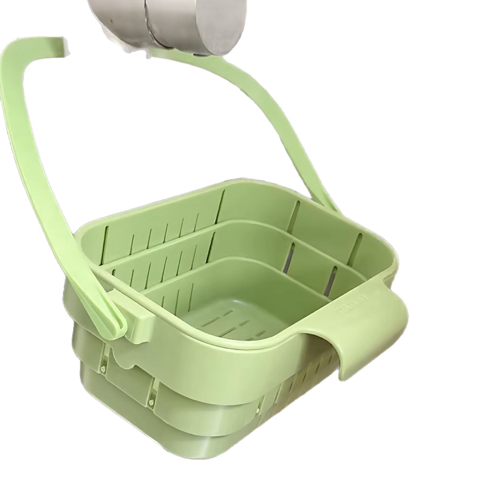 Hanging folding and retractable draining basket, kitchen sink, food residue separation filter basket, fruit washing and storage basket Item Picture