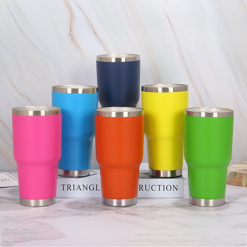 304 stainless steel insulated and chilled ice cup, creative car water cup, coffee cup and beverage cup