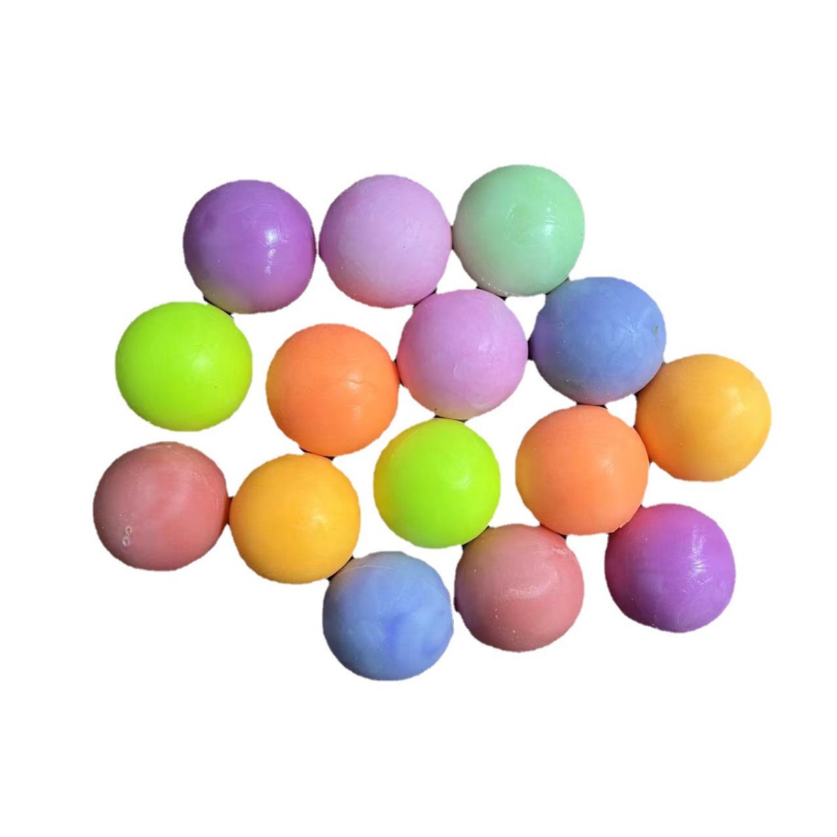 Wholesale of small solid bouncing toys for children, 27mm gashapon machine accessories, bouncing balls at street stalls Item Picture