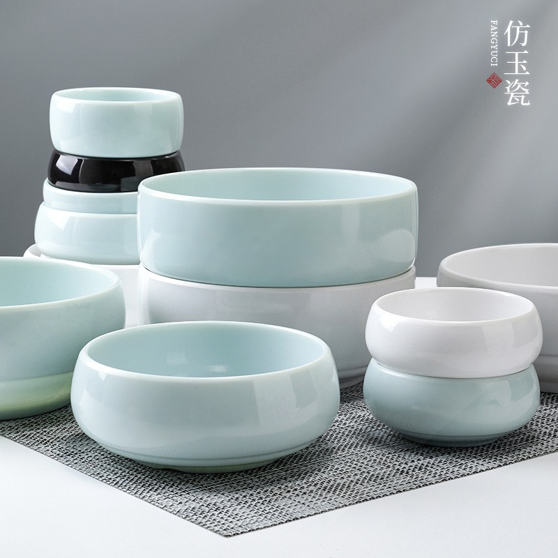 密胺小碗仿瓷塑料汤碗饭碗韩式料理碗创意法海钵圆碗精致餐具商用