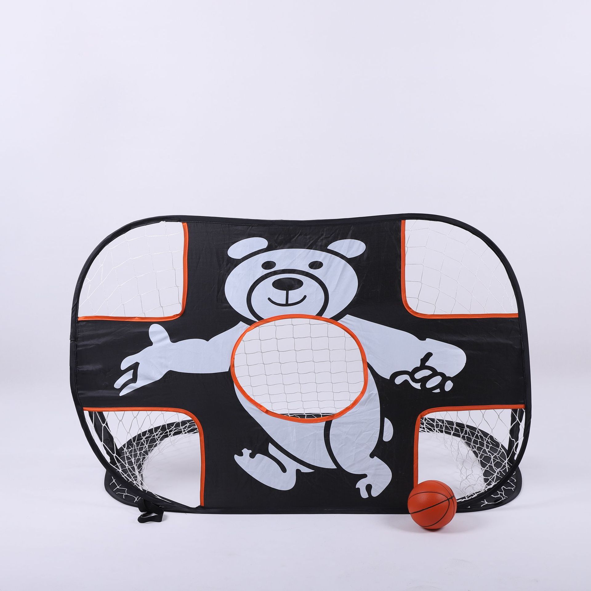 足球网便携式儿童足球门可折叠方便携带户外小学生目标训练球门白底实物图