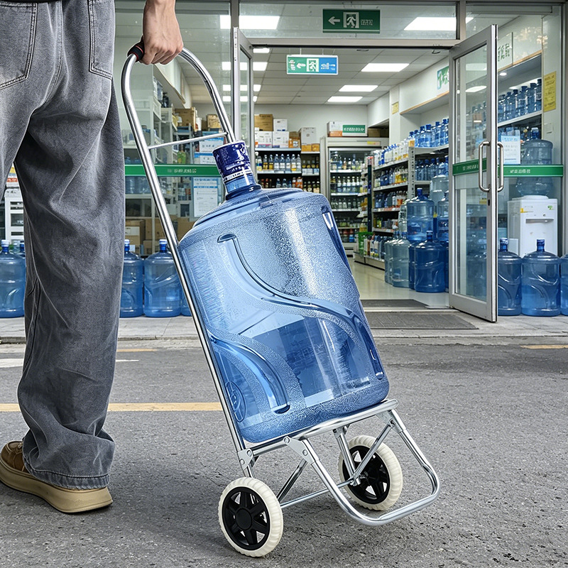 The new type of grocery cart, a small trolley for the elderly in foreign trade factories, is used for shopping, buying vegetables and picking up express deliveries in supermarkets Application Scenario