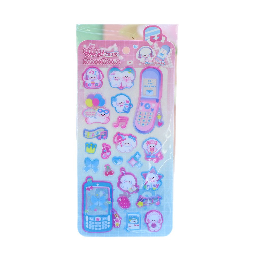 A variety of cartoon mobile phone stickers, children's three-dimensional foam stickers, cute decorative small stickers are available for selection at an affordable price Item Picture