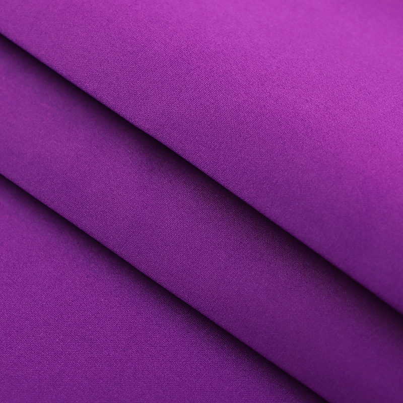 批发厚缎100*200涤纶婚纱缎色丁面料礼服婚纱晚妆时装布料细节图