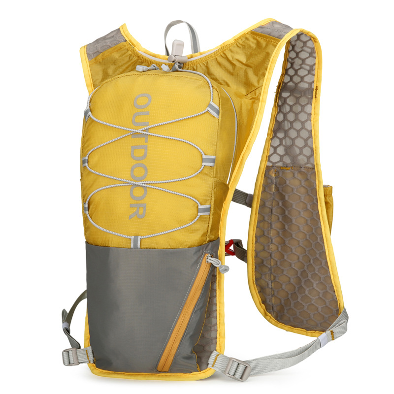 New multi-functional nylon running backpack, safety reflective sports backpack, water bag backpack and cycling bag details Picture