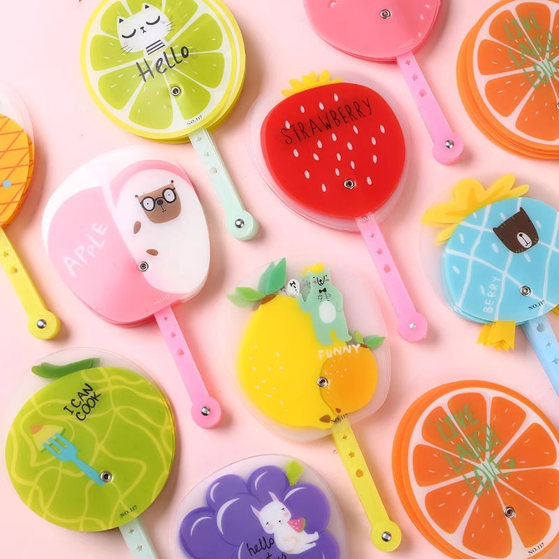 Summer creative student gifts: Cartoon fans for primary school students. Small prizes for the whole class on Children's Day details Picture