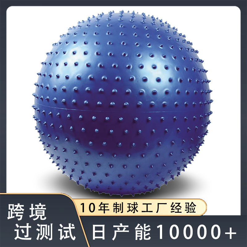 跨境大龙球触觉球按摩瑜伽球健身PVC感统67cm45cm55可定制软颗粒