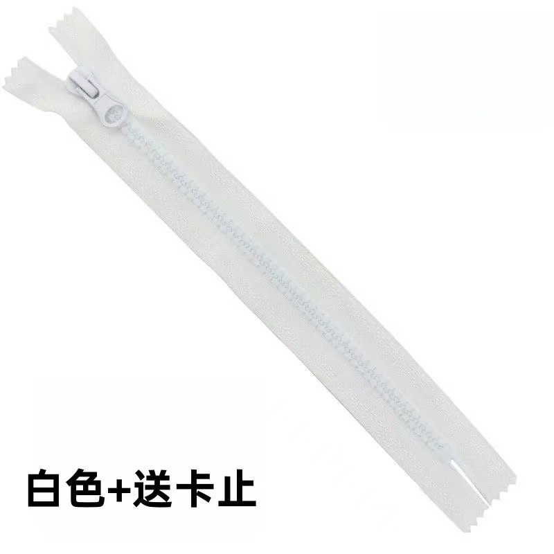 DIY No. 5 resin closed-tail zipper pocket bag, colorful closed-tail zipper, coarse-toothed short zipper in stock Application Scenario