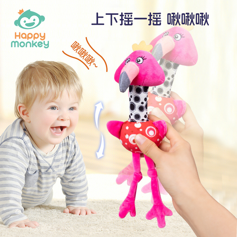 Happymonkey Baby Joy Baby Magic Tools, grasping Training bells, BB Crying Paper Soothing Toys wholesale