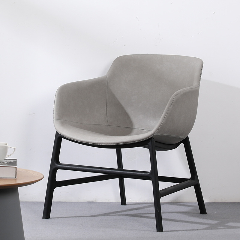 Nordic Star casual chair, backrest, home dining chair, simple bedroom, living room, desk, negotiation chair, fabric single sofa chair Specification image