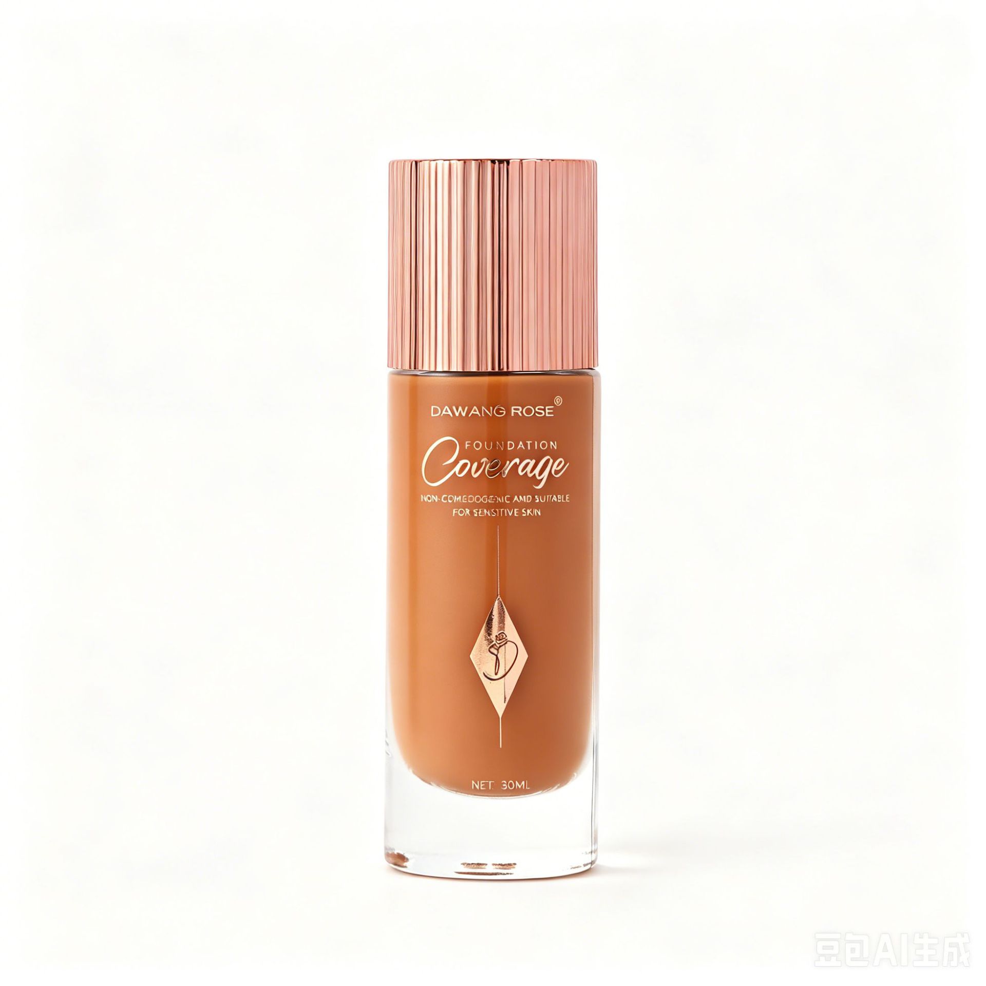 DAWANG ROSE Cross-border Foundation Concealer, Light and thin, no smudging, no powder sticking, dry skin Cream Foundation Item Picture