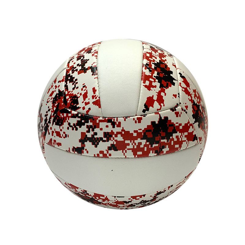 Cross-border camouflage volleyball No. 5 standard student training volleyball, pvc inflatable machine sewn volleyball manufacturer in stock Item Picture