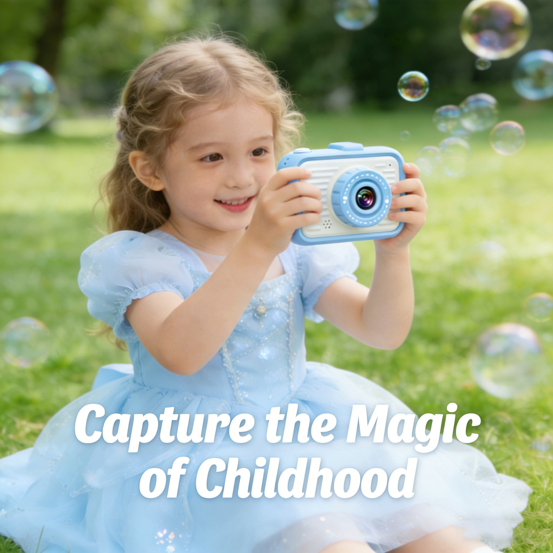 Sanrio Color Unicorn Children's Camera Mini Digital Camera Application Scenario
