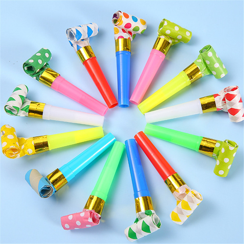 Creative children's cute dragon whistle, telescopic whistle, blow blow roll cartoon toy, baby birthday party horn details Picture