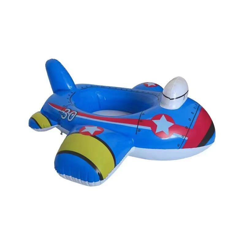 New cross-border water, aircraft, boat, swimming ring, infant and children's water play and swimming seat ring, inflatable aircraft and car life buoy Specification image