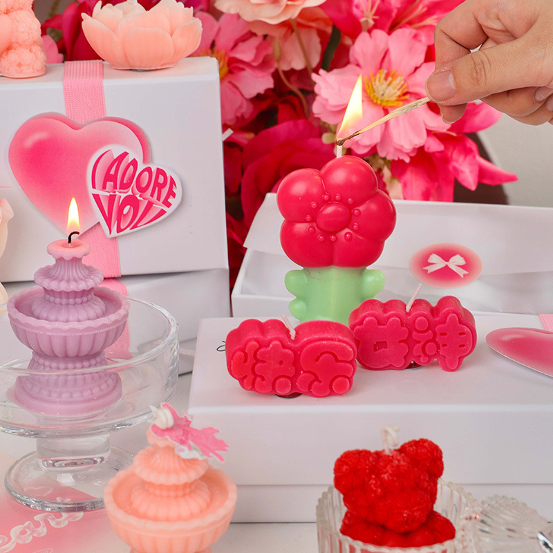 Scented candle gift box set, Valentine's Day gift, International Women's Day souvenir, various combination sets Specification image