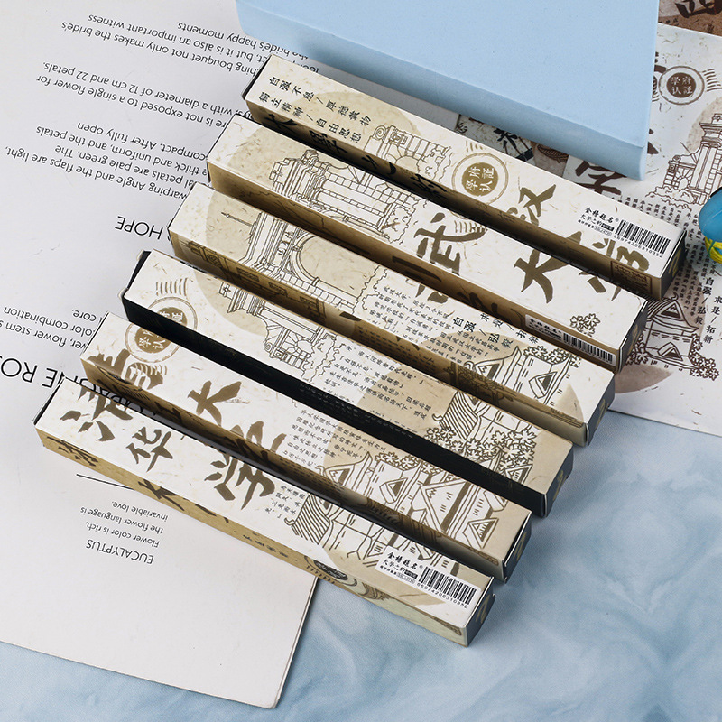 A six-box series of high-appearation-level gel pens from six prestigious universities, a smooth university appointment with ballpoint pens Application Scenario