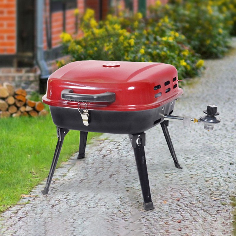 CSA认证折叠手提燃气烤炉PropaneGrill便携式燃气炉BBQGasGrill详情图2