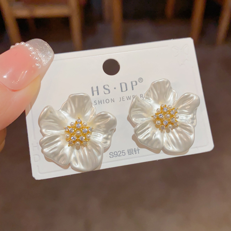 饰品/耳环/耳饰/烧焊锆石耳环/烧焊耳环产品图